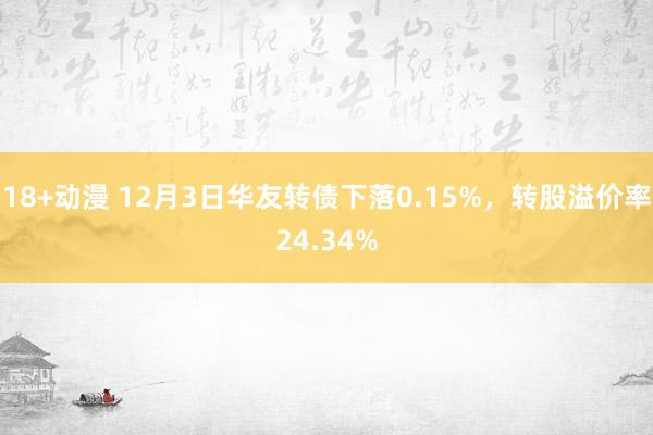 18+动漫 12月3日华友转债下落0.15%，转股溢价率24.34%