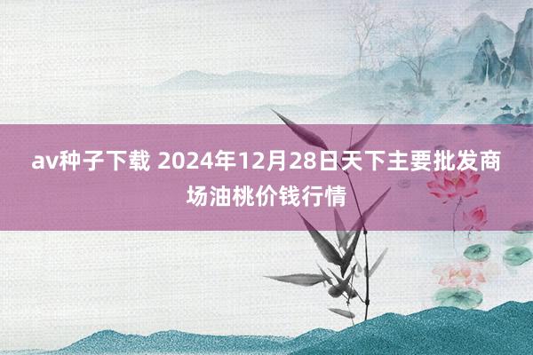 av种子下载 2024年12月28日天下主要批发商场油桃价钱行情