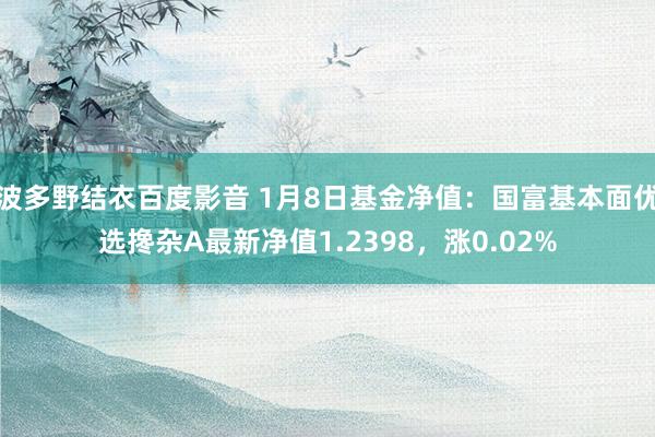 波多野结衣百度影音 1月8日基金净值：国富基本面优选搀杂A最新净值1.2398，涨0.02%